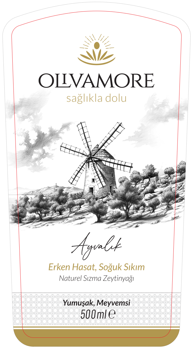 Olivamore Ayvalık etiketi
